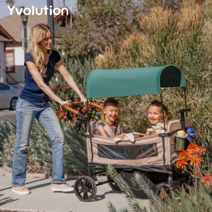 Avis Chariot poussette 2 en 1 Strolly Wagon Yvolution 3