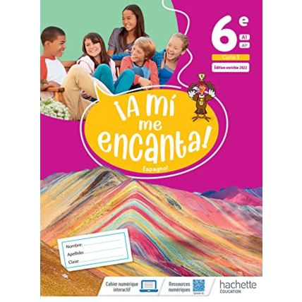 Avis A mi me Encanta 6e - Livre cahier - Ed. 2022 Hachette Éducation 1