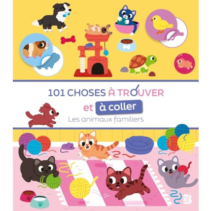 Avis 101 choses à trouver et à coller : Les animaux familiers BALLON 1
