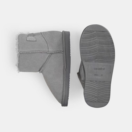 Avis Boots fourrées grises fille OKAIDI 3
