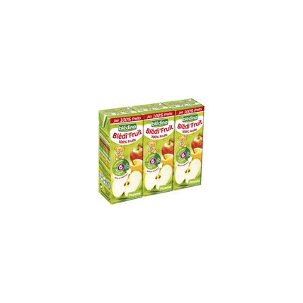 Avis BLEDI FRUIT 100% Fruits pomme 3 x 200 ml dès 6 mois Blédina 1