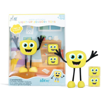 Avis 1 personnage et 2 cubes lumineux Glo Pals 1