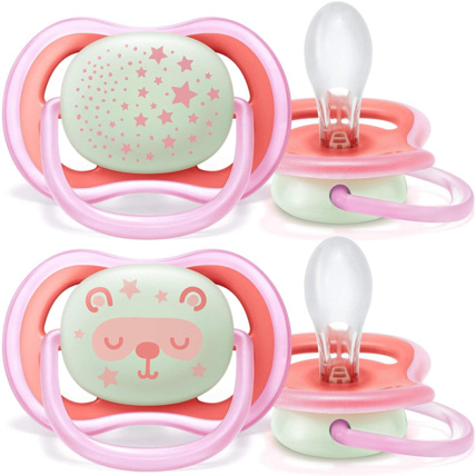 Avis Sucettes Ultra Air Nuit 6-18 Fille Philips Avent 1