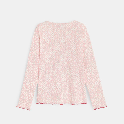 Avis T-shirt manches longues imprimé rose fille OKAIDI 3