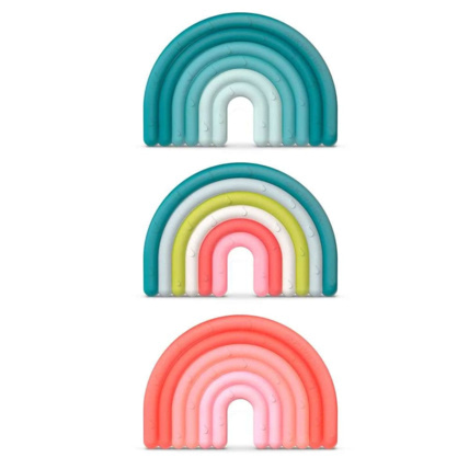 Avis Anneau De Dentition En Silicone Arc-en-ciel Suavinex 1