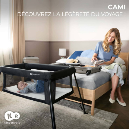 Avis Lit de camping pliant bébé 3 en 1 Kinderkraft 7