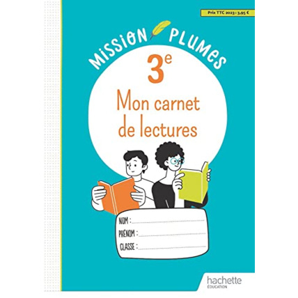 Avis Mon Carnet de lectures 3e - Cahier élève - Ed. 2023 Hachette Éducation 1
