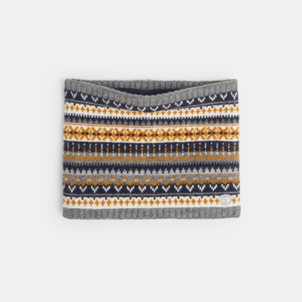 Avis Snood en maille jacquard gris garçon OKAIDI 1