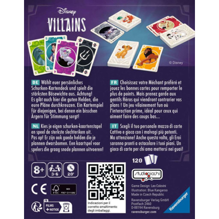 Avis Disney Villains - Le jeu de cartes - de 8 ans RAVENSBURGER 2