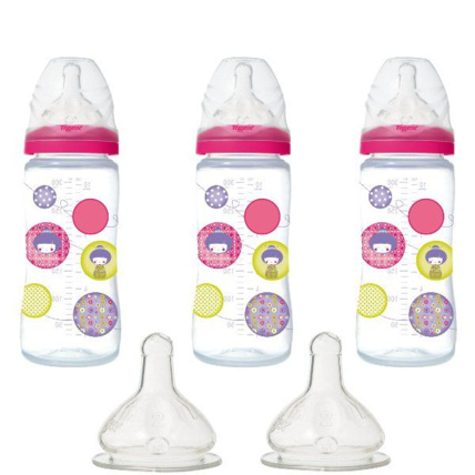Avis Coffret Biberons + tétines Intuition 2è âge Tigex 1