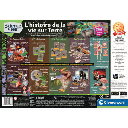 Avis L'histoire de la vie sur Terre - Réalité Virtuelle Clementoni 3