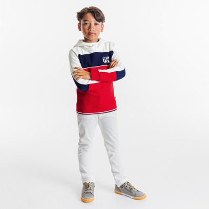 Avis Sweat-shirt à capuche OK96 rouge garçon OKAIDI 1