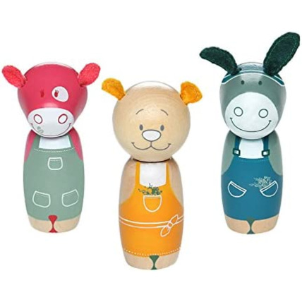 Avis Set 3 personnages Jardinies Bois NOUKIE'S 1