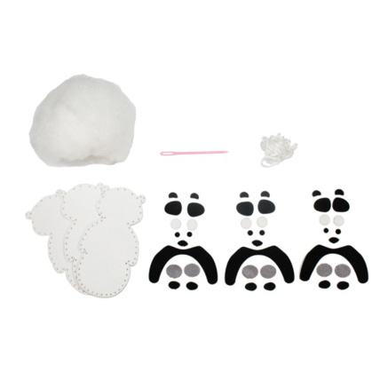 Avis Kit à Coudre En Feutrine Pandas - Booly LOOLIPO 1