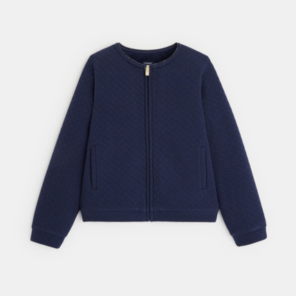 Avis Sweat-shirt doublé en polaire sherpa bleu fille OKAIDI 1