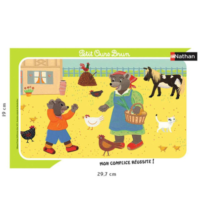 Avis Puzzle Petit Ours Brun à la ferme - de 3 ans RAVENSBURGER 3