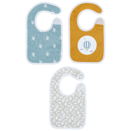 Avis Lot de 3 bavoirs naissance Little Band 1