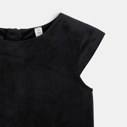 Avis Robe en velours maille pailletée noire fille OKAIDI 3