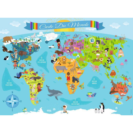 Avis Puzzle Carte du monde - de 7 ans RAVENSBURGER 2