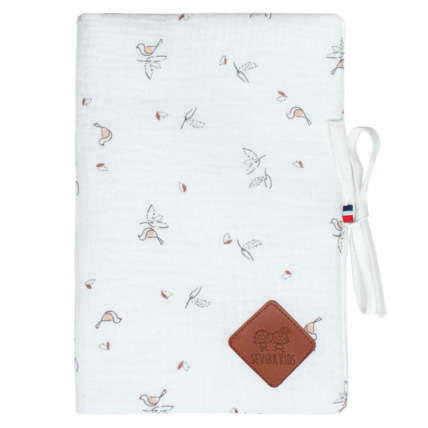 Avis Protège carnet de santé bébé en gaze de coton, Melody Sevira Kids 1