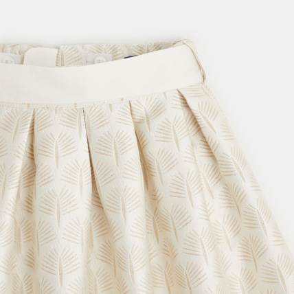 Avis Jupe chic en jacquard beige fille OKAIDI 3