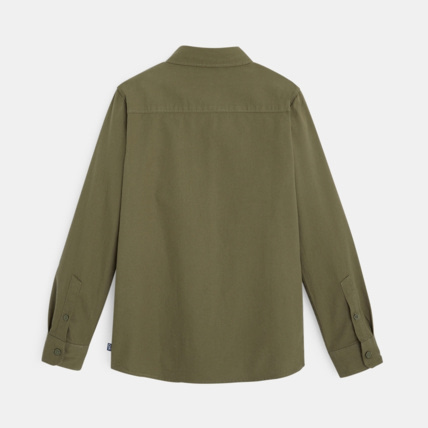 Avis Chemise twill de coton esprit army verte garçon OKAIDI 2