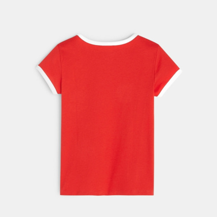 Avis T-shirt des supporteurs rouge fille OKAIDI 3