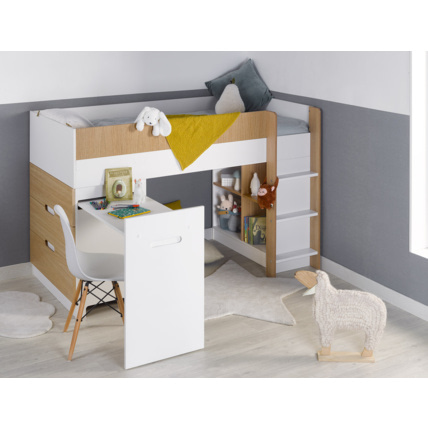 Avis Lit mi-hauteur bureau et commode Opus CHAMBREKIDS 3