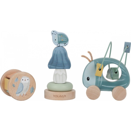 Avis Coffret 3 jeux d'éveil en bois FSC - forest friends LITTLE DUTCH 2