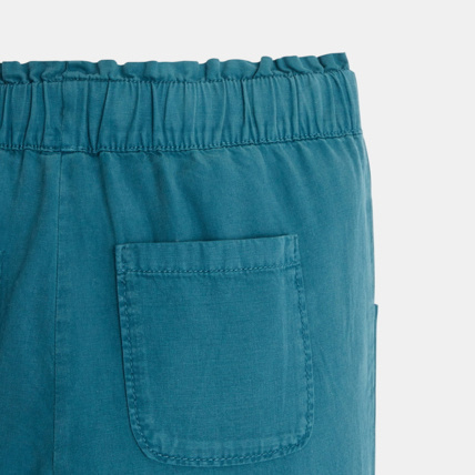 Avis Pantalon paperbag couleur vert fille OKAIDI 4
