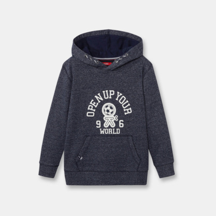 Avis Sweat-shirt à capuche bleu garçon OKAIDI 1
