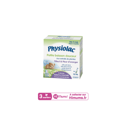 Avis Petite boisson douceur coucher Tilleul & Fleur d'oranger Physiolac 1