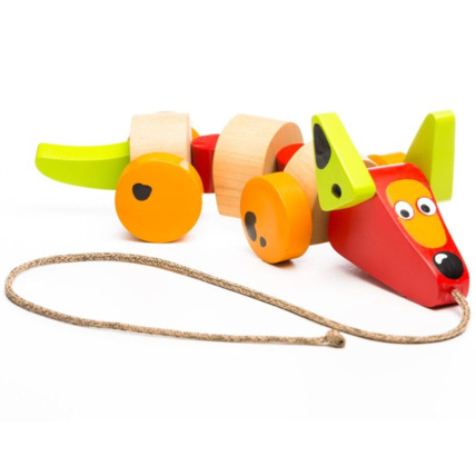 Avis Jouets à trainer Chien saucisse Cubika 1