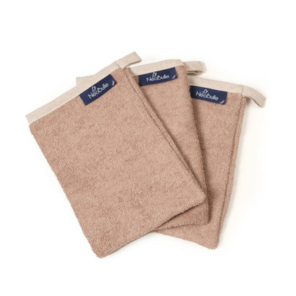 Avis Lot de 3 gants de toilette reversibles NEOBULLE 1