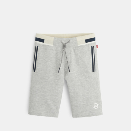 Avis Bermuda en jersey chiné gris garçon OKAIDI 1