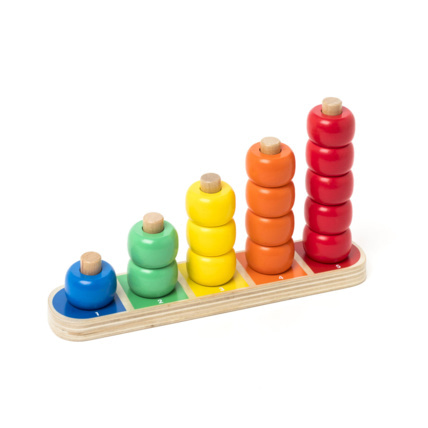 Avis Jeu d'empilage couleurs et chiffres Oxybul 1