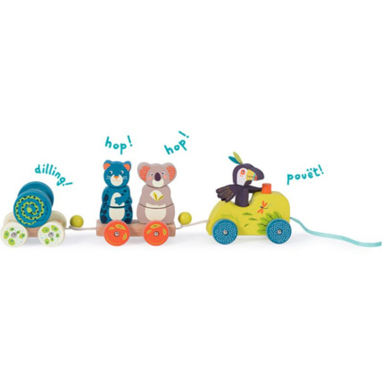 Avis Train d'activités à tirer Dans la Jungle moulin Roty 1