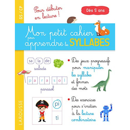 Avis Mon petit cahier pour apprendre les SYLLABES LAROUSSE 1