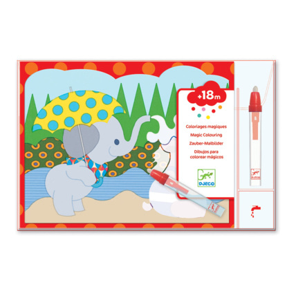 Avis Coloriages magiques Caché dehors DJECO 1