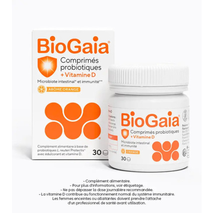 Avis BioGaia® Comprimés probiotiques + vitamine D BioGaia 1