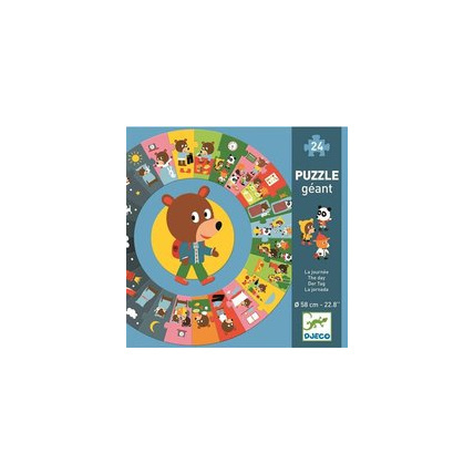Avis Puzzle enfant La journée 24 pièces DJECO 1