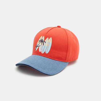 Avis Casquette à motif surf orange garçon OKAIDI 1
