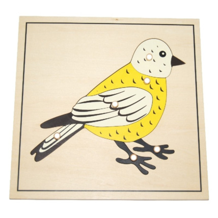 Avis Puzzle de l'oiseau ambiance montessori 1