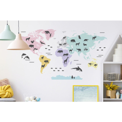 Avis Sticker carte du monde Mon Lit Cabane 3