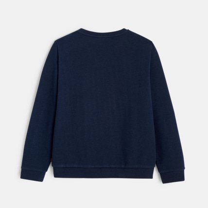 Avis Sweat-shirt à message bleu fille OKAIDI 4
