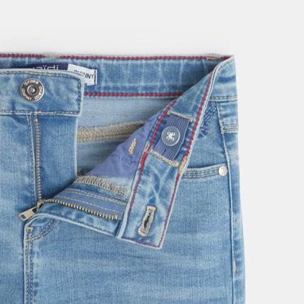 Avis Jean skinny en coton bio bleu fille OKAIDI 2