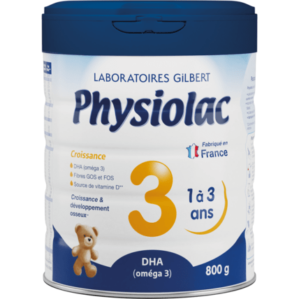 Avis Formule infantile 12-36 mois Physiolac 1