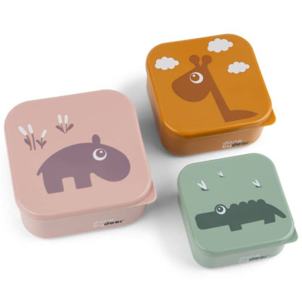 Avis Boites à goûter lot de 3 DONE BY DEER 1