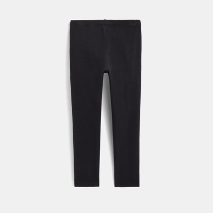 Avis Leggings chauds unis noir fille OKAIDI 2