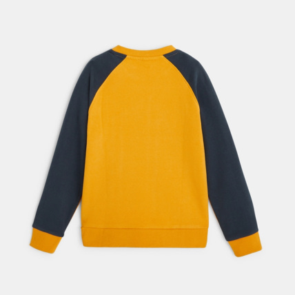 Avis Sweat molleton sport jaune garçon OKAIDI 3